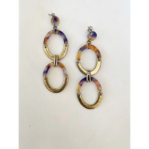 Vintage 1980’s drop link earrings